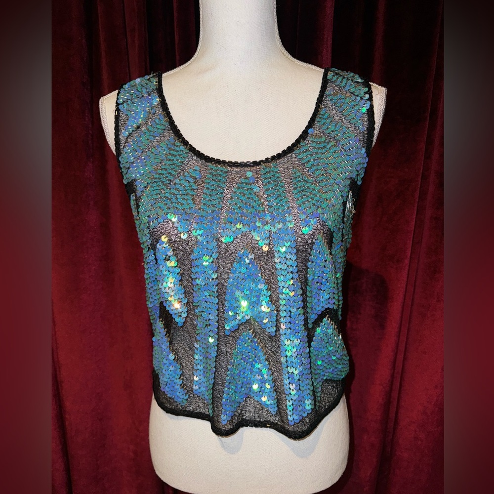 Sequins Tank Top - image 1